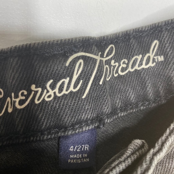 NWT washed black Universal Thread High rise Str - Picture 6 of 8